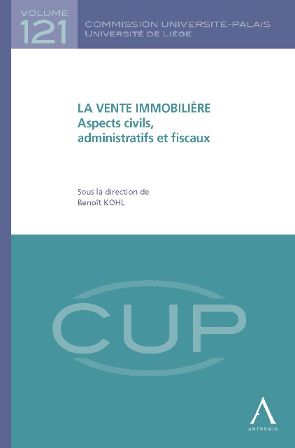 La vente immobilière (CUP 121)