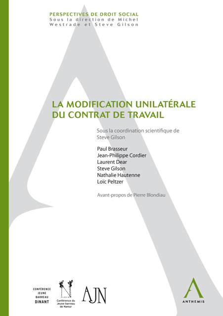 La modification unilatérale du contrat de travail