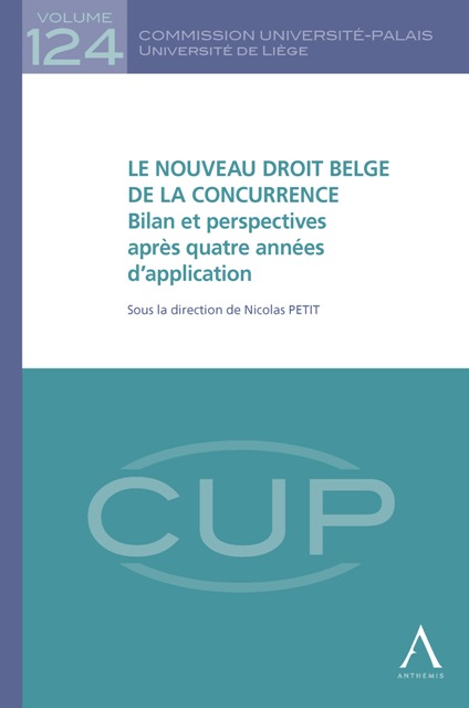 Le nouveau droit belge de la concurrence