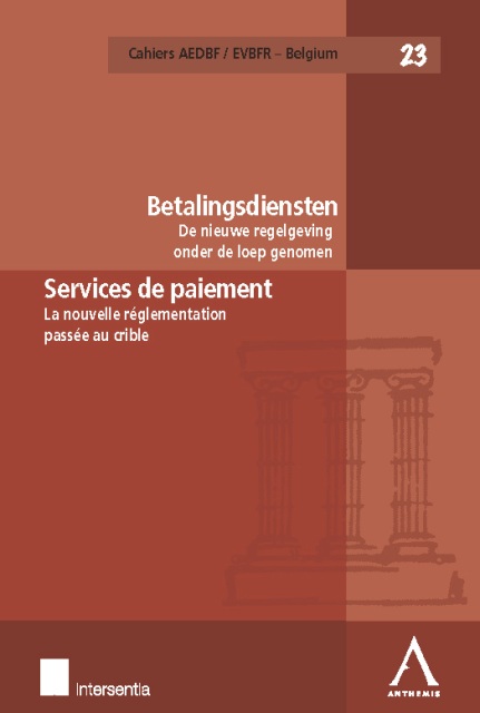 Les services de paiement - De betalingsdiensten