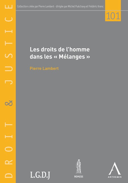Les droits de l'homme dans les Mélanges