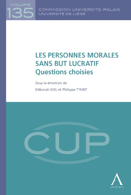 Les personnes morales sans but lucratif : questions choisies