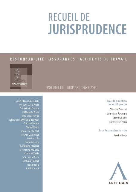 Recueil de jurisprudence du Forum de l'assurance - volume III