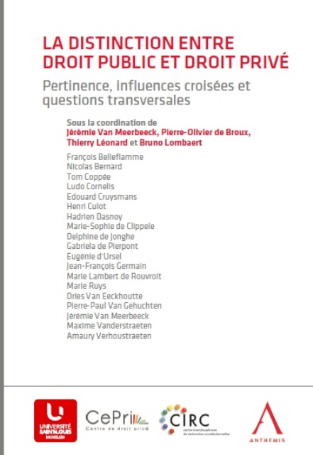 La distinction entre droit public et droit privé