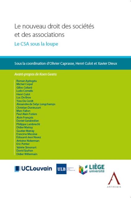 Le nouveau droit des sociétés et des associations
