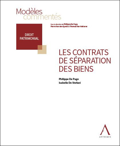 Les contrats de séparation des biens