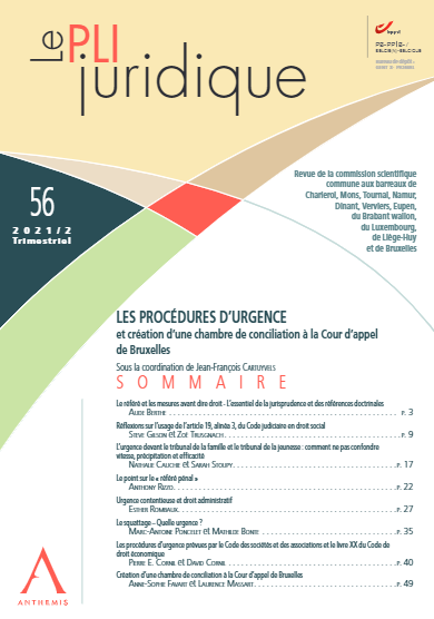 Le Pli juridique n° 56 - Juin 2021