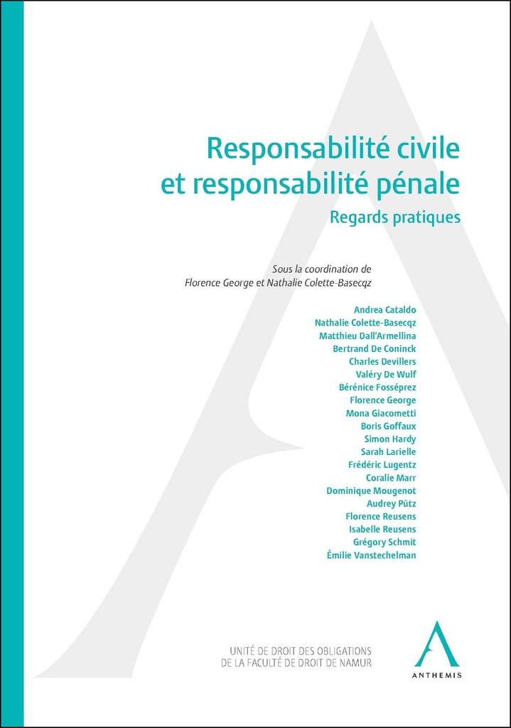 Responsabilité civile et responsabilité pénale