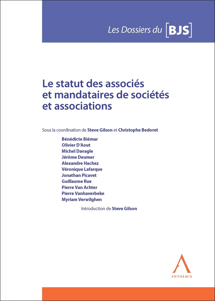 Le statut des associés et mandataires de sociétés et associations