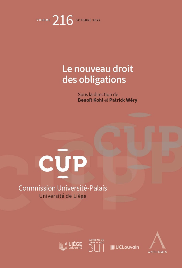 Le nouveau droit des obligations