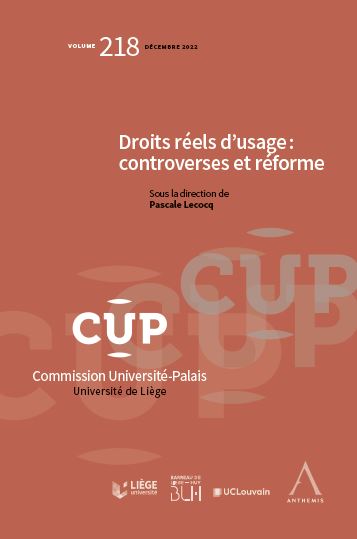 Le nouveau droit des biens