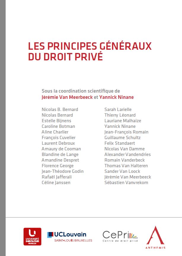 Les principes généraux du droit privé