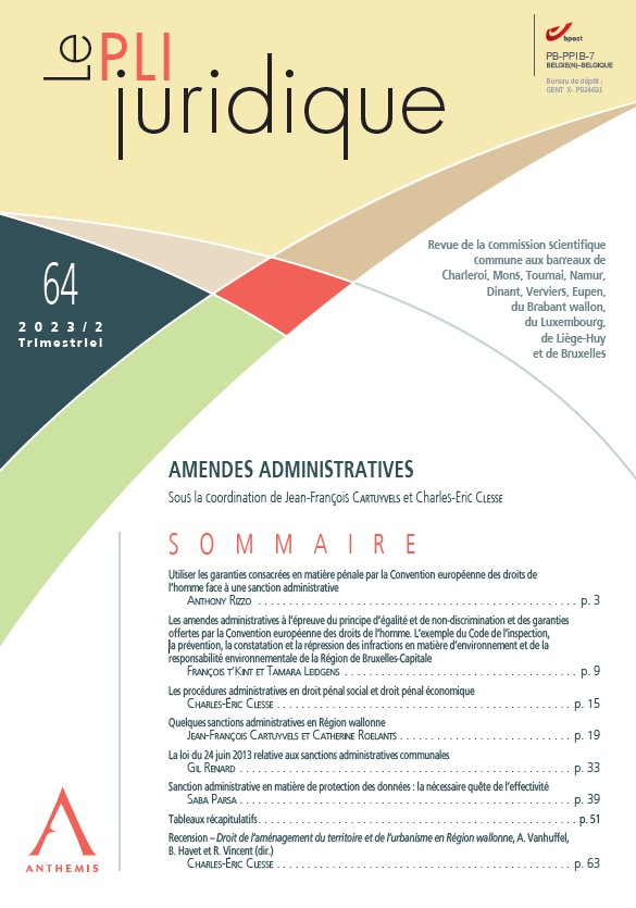 Le Pli juridique 64 - Juin 2023