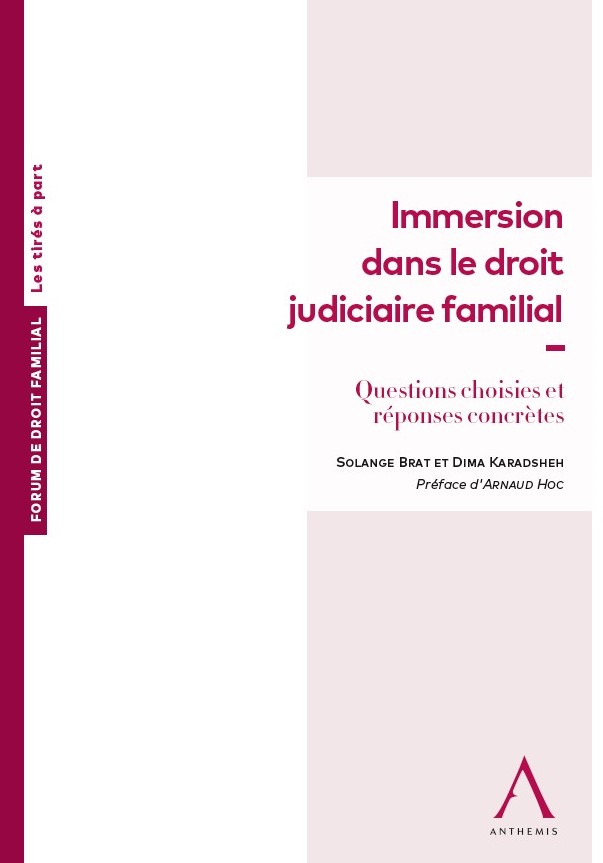 Immersion dans le droit judiciaire familial