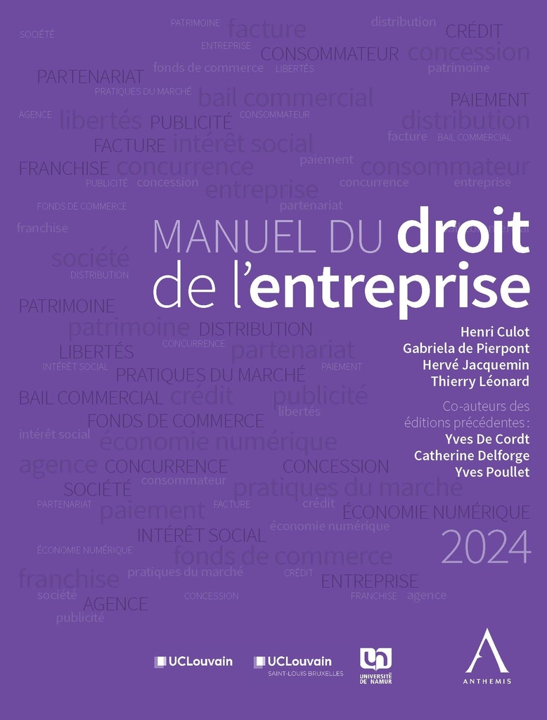 Manuel du droit de l'entreprise 2024