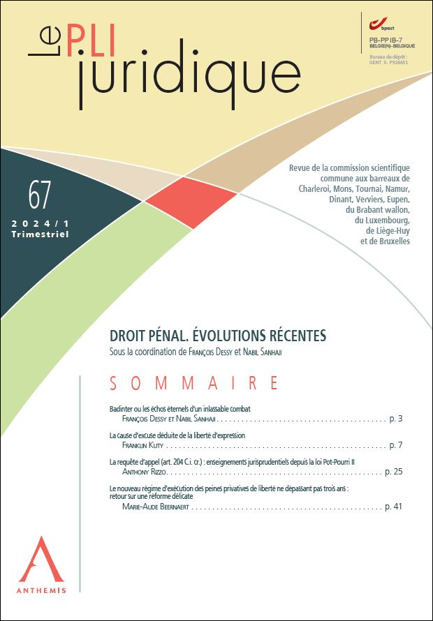 Le Pli juridique 67 - Avril 2024
