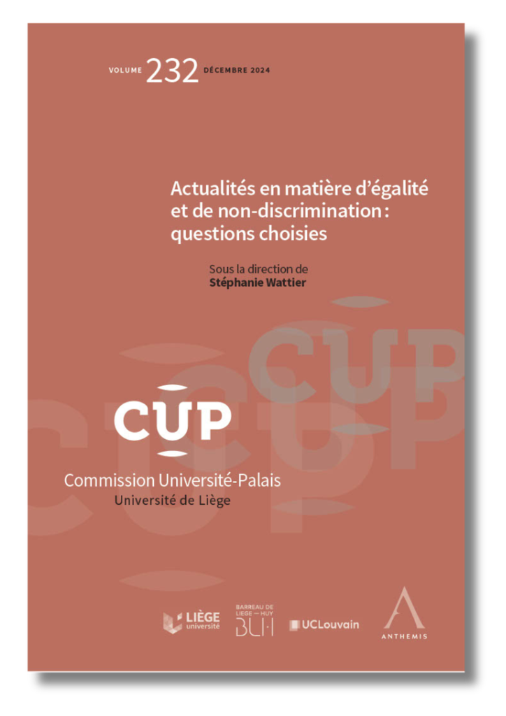 Actualités en matière d’égalité et de non-discrimination : questions choisies