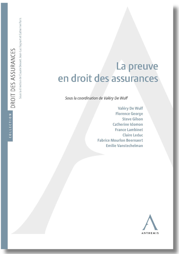 La preuve en droit des assurances