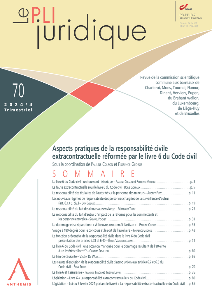 Le Pli juridique 70 - Décembre 2024