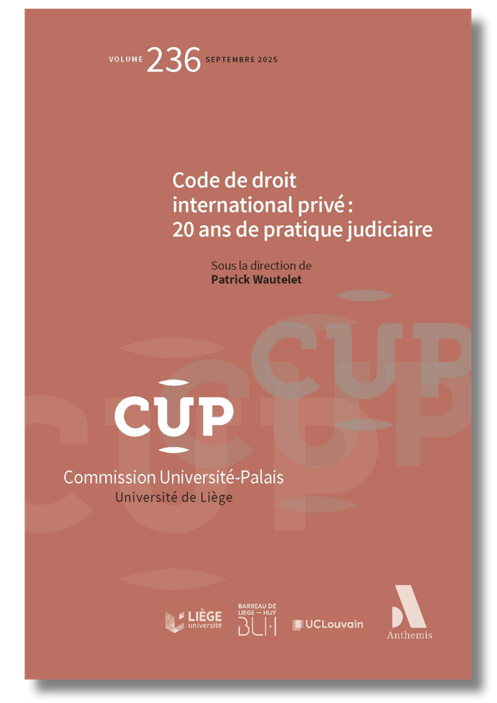 Code de droit international privé : 20 ans et après