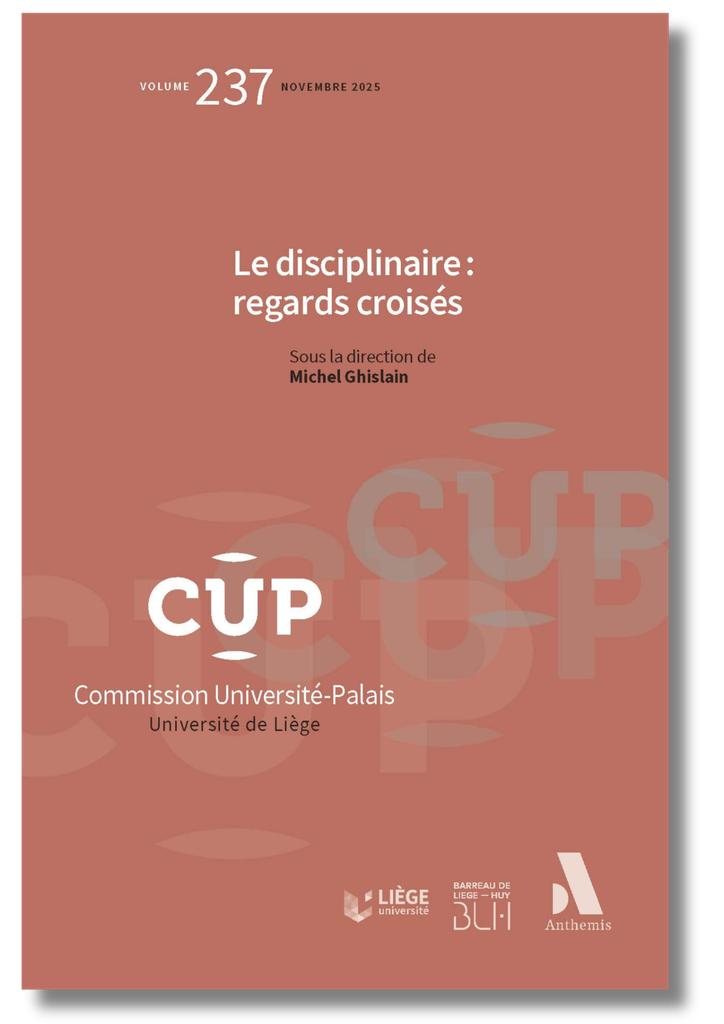 Le disciplinaire : regards croisés