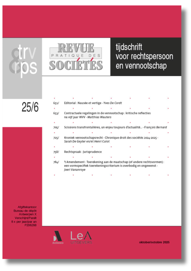 Revue pratique des sociétés - Abonnement