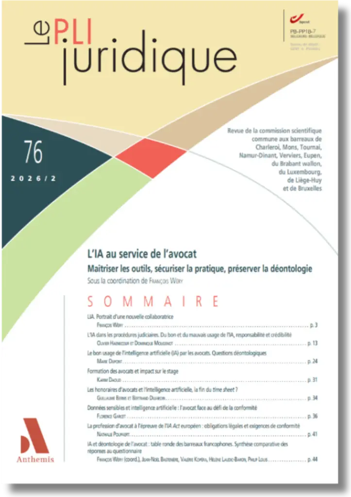 Le Pli juridique 76 - Juin 2026