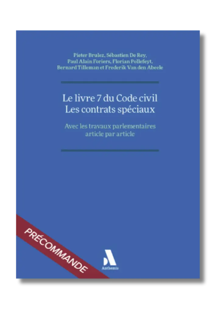 Livre 7 du Code civil - Contrats spéciaux