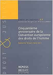Cinquantième anniversaire de la Convention européenne des droits de l'homme