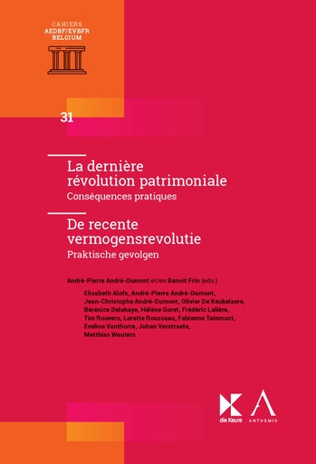 [REVOPAT] La dernière révolution patrimoniale / De recente vermogensrevolutie