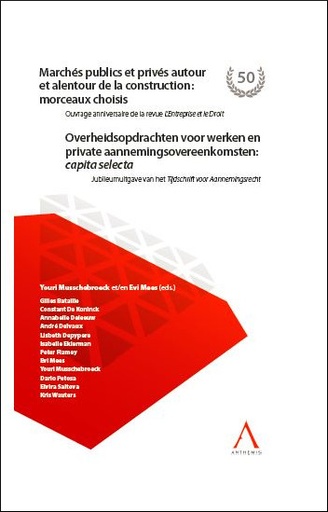 [MAROVER] Marchés publics et privés autour et alentour de la construction : morceaux choisis 