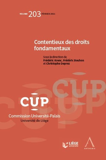 [CUP203] Contentieux des droits fondamentaux CUP203