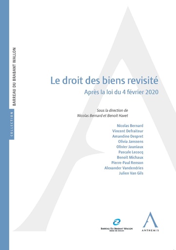 [DROIBIEN21] Le droit des biens revisité