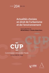 [CUP204] Actualités choisies en droit de l'urbanisme et de l'environnement