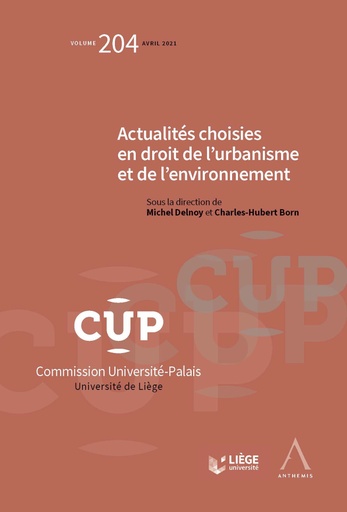 [CUP204] Actualités choisies en droit de l'urbanisme et de l'environnement