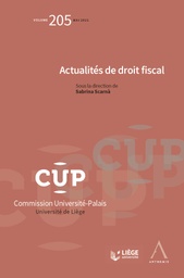 [CUP205] Actualités de droit fiscal