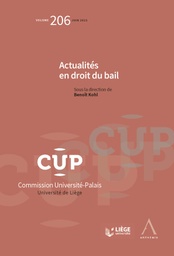 [CUP206] Actualités en droit du bail