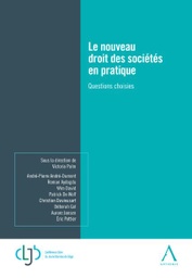 [DROSOCPRAT] Le nouveau droit des sociétés en pratique