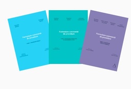 Formulaire commenté de procédure - Tome 1, 2 et 3