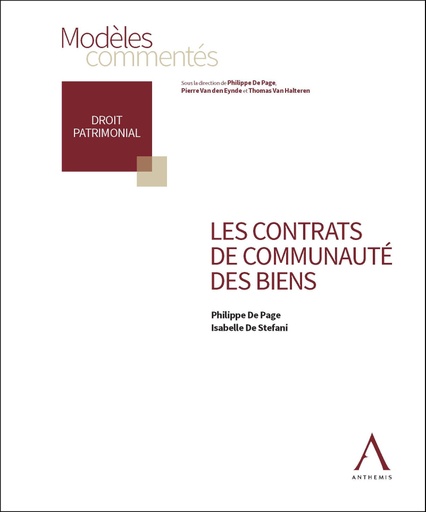 [MCPCOMMU] Les contrats de communauté des biens