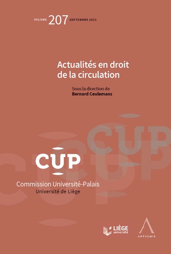 [CUP207] Actualités en droit de la circulation