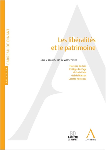 [LIBPAT] Les libéralités et le patrimoine