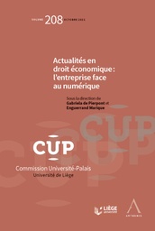 [CUP208] Actualités en droit économique : l’entreprise face au numérique