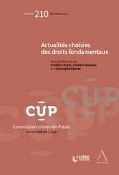 [CUP210] Actualités choisies des droits fondamentaux