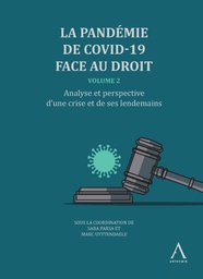 [COFADRO2] La pandémie de Covid-19 face au droit - Volume 2