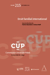 [CUP215] Droit familial international