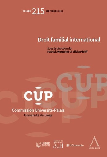 [CUP215] Droit familial international