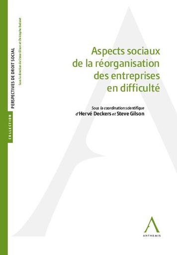 [SOCREDIF] Aspects sociaux de la réorganisation des entreprises en difficulté