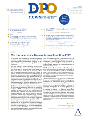[DPO18] DPO news 18 - Mai 2022