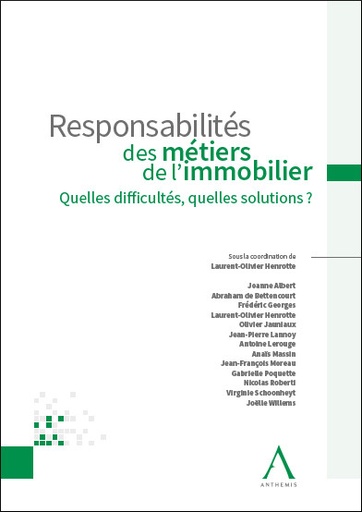 [RESPIMMO] Responsabilités des métiers de l'immobilier